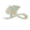 10 * 5cm advanced light luxury niche apricot leaf hairpin hairpin female shark hairpin (Color : 2 green White) view 1