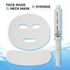 Name Skin Care Korean Carboxy CO2 Therapy Face & Neck Mask Set of 2 - Hydrating Oxygen Carboxytherapy Skincare Sheet Masks - Moisturizing Anti Aging Pore Tightening Brightening Facial Treatment Gel view 3