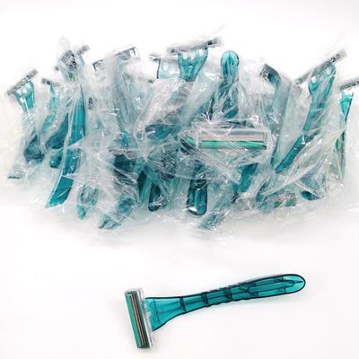 NinthAvenue Basics Disposable Razors, 7g 2-Layer Blade, Pack of 10, Manual Shaving, Blue