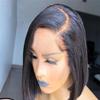 13X4 HD Lace Front Human Hair Wigs Pre Plucked Straight Short Bob Wig 5X5 HD Lace Closure Wig For Women Brazilian Remy view 1