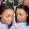 13X4 HD Lace Front Human Hair Wigs Pre Plucked Straight Short Bob Wig 5X5 HD Lace Closure Wig For Women Brazilian Remy view 2
