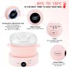 Wax Warmer Hair Removal, Adjustable Temperature, Digital Display Professional Hot Wax Warmer Pot with Silicone Bowl, Timer setting view 2