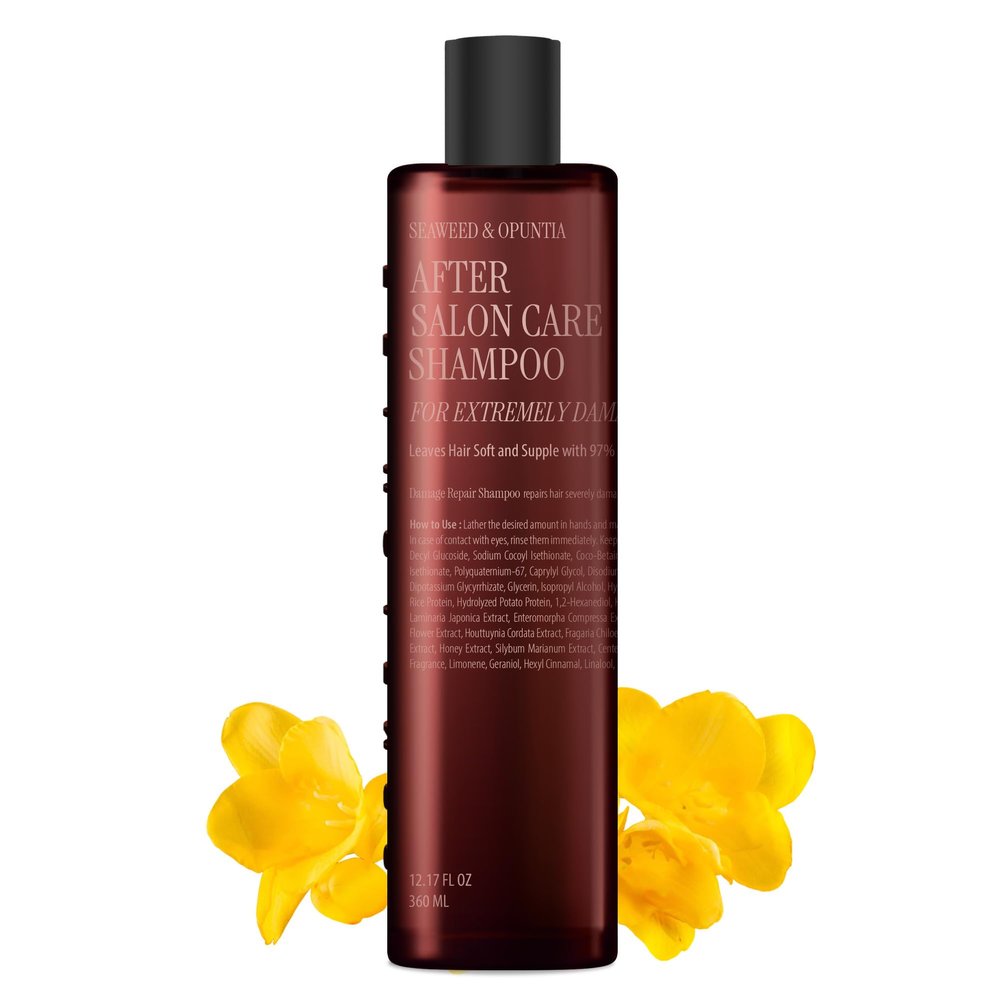 CURLYSHYLL After Salon Care Shampoo for Damaged Hair, Clean Finish 360ml