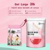 Ajoura 2 lb Rose Hard Wax Beads + 1 lb Chamomil Hard Wax Beads for Hair Removal, All-purpose Wax Beans for Sensitive Skin, Large Area Coarse Hair Removal, Refill Bag for Brazilian Bikini, Face view 2