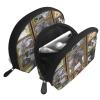 Xsovgoi Great Dane Dog Shell Shapes Portable Makeup Bag Multi-Function Cosmetic Bag Storage Bag 2pcs view 3