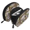 Xsovgoi Pit Bull Dog Shell Shapes Portable Makeup Bag Multi-Function Cosmetic Bag Storage Bag 2pcs view 3