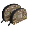 Xsovgoi British Shorthair Cat Shell Shapes Portable Makeup Bag Multi-Function Cosmetic Bag Storage Bag 2pcs view 1