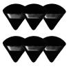 SBTRKT 6 Pcs Velvet Triangle Powder Puff Make Up Sponges For Face Eyes Contouring Shadow Seal Cosmetic Foundation Makeup Tool (Color : Light pink) view 1
