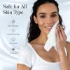 Fygrip 4 Pack of 50 count XL Disposable Face Towels 10 x 12, 100% Viscose Fibre, Soft & Skin Friendly Face Towelettes Disposable, Facial Tissue Wipes for Women Cleansing view 3