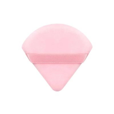 1/3/6Pcs Triangle Velvet Powder Puff Make Up Sponges For Face Eyes Contouring Shadow Seal Cosmetic Foundation Makeup Tool (Color : Pink-1pc)