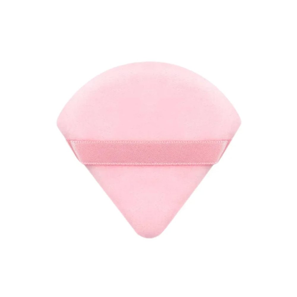 1/3/6Pcs Triangle Velvet Powder Puff Make Up Sponges For Face Eyes Contouring Shadow Seal Cosmetic Foundation Makeup Tool (Color : Pink-1pc)