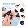 1/3/6Pcs Triangle Velvet Powder Puff Make Up Sponges For Face Eyes Contouring Shadow Seal Cosmetic Foundation Makeup Tool (Color : Pink-1pc) view 2