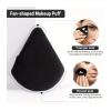 SBTRKT 3/5/6 Pcs Triangle Powder Puff for Loose Powder Liquid Cosmetic Soft Plush Powder Puff Makeup Foundation Puff Makeup Tool (Color : 5 Pieces Pink) view 3