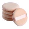 5pcs Round Powder Foundation Puff,Portable Soft Cosmetic Puff For Makeup Application, Beauty Tool Essential Make Up view 1