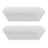 10/20Pcs Triangle Velvet Powder Puff Pizza Flours Mini Face Makeup Sponge Cosmetics Washable Lightweight Makeup Tool (Color : 20pcs white) view 1