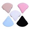 10/20 Pcs Triangle Velvet Powder Puff Mini Finger Puff Blend Cosmetic Accessories Tool Washable Fashionable Makeup Tools (Color : Pink-10pcs) view 3