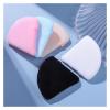 10/20 Pcs Triangle Velvet Powder Puff Mini Finger Puff Blend Cosmetic Accessories Tool Washable Fashionable Makeup Tools (Color : Pink-10pcs) view 4