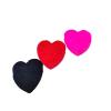 6pcs Reusable Love Heart Shape Velvet Powder Puff Face Makeup Sponge Cosmetics Soft Cotton Face Washable Sponge Puff (Color : Red) view 2