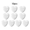 2pcs/10pcs Triangle Heart Shape Velvet Powder Puff For Face Makeup Sponge Cosmetics Washable Lightweight Makeup Puff Tools (Color : 10pcs-04) view 2