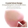 2pcs/10pcs Triangle Heart Shape Velvet Powder Puff For Face Makeup Sponge Cosmetics Washable Lightweight Makeup Puff Tools (Color : 10pcs-04) view 4