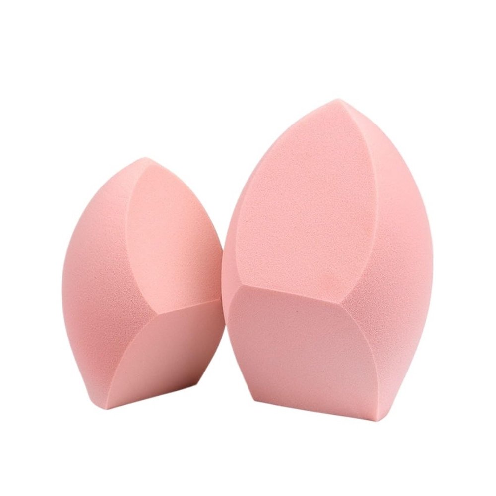 1/2Pcs Big Size Makeup Sponge Foundation Cosmetic Puff Smooth Powder Concealer Beauty Spong Blender Cosmetic Make Up Puff (Color : 03 Purple)