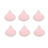 SBTRKT 1-12Pcs Triangle Velvet Powder Puff Flours Mini Face Makeup Sponge Cosmetics Soft Cotton Face Powder Puff Lightweight Washable (Color : 6Pcs-Pink) view 1