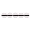 2/5/10Pc Professional Round Shape Portable Powder Foundation Puff Soft Cosmetic Puff Makeup Foundation Sponge Beauty Tool (Color : 5Pcs White-M) view 2