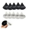 1-12Pcs Triangle Velvet Powder Puff Flours Mini Face Makeup Sponge Cosmetics Soft Cotton Face Powder Puff Lightweight Washable (Color : 5Pcs-Skin) view 3