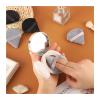1/3/6Pcs Triangle Velvet Powder Puff Make Up Sponges For Face Eyes Contouring Shadow Seal Cosmetic Foundation Makeup Tool (Color : Pink-6pcs) view 4