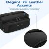 BAGSMART Toiletry Bag for Men, Wide Opening Travel Bag for Toiletries, Dopp Kit Water Resistant Shaving Hygiene Bag for Bathroom Shower, Toiletries Accessories,Travel Essentials-Black view 3