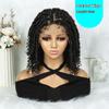 Synthetic Lace Front Wig Braided Wigs Dreadlock Wig 14 Inches Short Knotless Wigs view 3