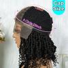 Synthetic Lace Front Wig Braided Wigs Dreadlock Wig 14 Inches Short Knotless Wigs view 4