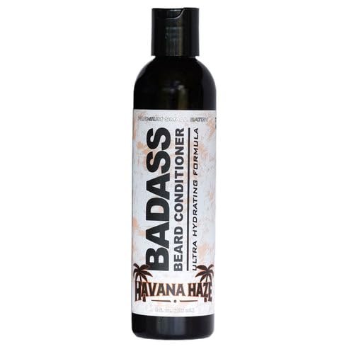 Badass Beard Care Beard Conditioner - HAVANA HAZE, 8oz - Made of Natural Ingredients for A Healthy, Soft, & Itch Free Beard and Mustache