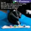 100PCS Plastic Tattoo Ink Caps - Small Ink Cups Non-Spill Tintas Para Tatuajes Accessories Durable & Lightweight for Precise Tattooing Art Supplies (Mini Size) view 3