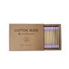 2000 PCs Premium Cotton Swabs Natural Cotton Buds Biodegradable Organic Double Tips for Ear Wax Removal (2000PCs,Purple) view 1