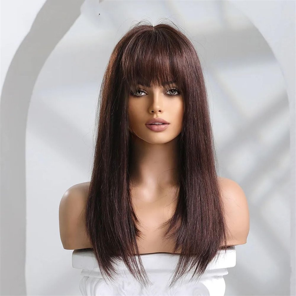 Straight Bob Human Hair Wigs For Women Shoulder Length Hair Wigs