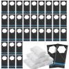 100 Pcs Moist Towel Bulk Moist Towelettes Individually Wrapped,White Towel Services,8.5''x8.5'' Unscented Wet Hand Towels,Disposable Refreshment Pre Moistened Towels for Travel Camping Sport Spa Party view 1