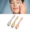 3 Pieces Zinc Alloy Makeup Spatula, Eye Cream Spoon Beauty Scoop, Mini Spoon Makeup Beauty Spoons, Mini Cosmetic Skincare Spatula for Cream Lotions, Silver Gold Rose Gold view 2