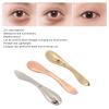 3 Pieces Zinc Alloy Makeup Spatula, Eye Cream Spoon Beauty Scoop, Mini Spoon Makeup Beauty Spoons, Mini Cosmetic Skincare Spatula for Cream Lotions, Silver Gold Rose Gold view 4