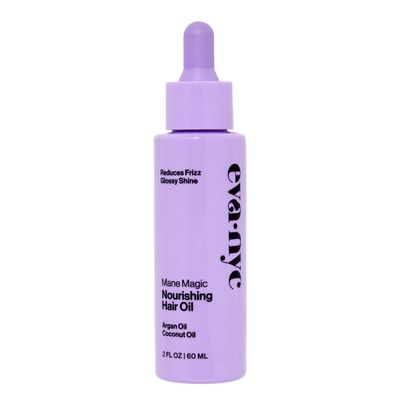 EVANYC Eva NYC Mane Magic Nourishing Hair Oil, Infused with Argan Oil and Coconut Oil, 2.0 fl oz, Clear