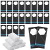 50 Pcs Moist Towel Bulk Moist Towelettes Individually Wrapped,White Towel Services 8.5''x 8.5'' Unscented Wet Hand Towels,Disposable Refreshment Pre Moistened Towels for Travel Camping Sport Spa Party view 1