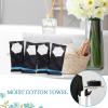 50 Pcs Moist Towel Bulk Moist Towelettes Individually Wrapped,White Towel Services 8.5''x 8.5'' Unscented Wet Hand Towels,Disposable Refreshment Pre Moistened Towels for Travel Camping Sport Spa Party view 4