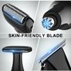 Hatteker Upgraded Mens Electric Back Shaver Body Grooming kit Body Trimmer Facial,Arm,Chin Beard Trimmer Cordless Hair Clipper with Adjustable Extension Handel Waterproof LED Display view 2