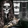 MEICOLY Black White Face Body Paint with Sponges,Water Based Face Paint for Adults Kid,White Face Paint,Face Painting for Clown Makeup,Halloween SFX Skull Zombie Skeleton Mime Goth Makeup Corpse Paint view 4