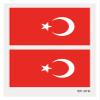 10sheets National Holiday Country Flags Of Belgium Mexico Switzerland Turkey Tattoo Sticker Flag Face Temporary Tattoo (Color : Style-019, Size : A) view 2