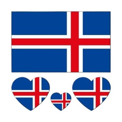 10sheets Europe Flag Face Sticker Germany France Italy Belgium Scotland Netherlands Sweden Temporary Tattoo (Color : Color-028, Size : A)