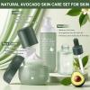 Avocado Skin Care Set, Skincare Gifts Kits For Hydrating Skin, Anti Aging Facial Kit For Women With Facial Cleanser, Toner, Face Serum, Lotion, Face Cream, Eye Cream. (6 Pieces) view 2