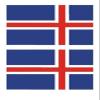 10pcs Flag Tattoo Stickers Face Flag Tattoo Of Iceland, Costa Rica, Morocco Flag Tattoo Sticker (Color : Style 1-047, Size : A) view 4