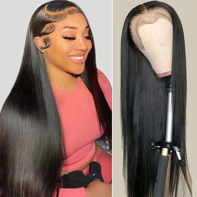 13X4/6 Transparent Lace Front Wigs 5X5 Human Hair Lace Closure Wigs HD Lace Frontal Wig 28 30 Inch Straight Human Hair Wigs