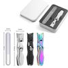 German Nail Clippers for Men, Stainless Steel Splashless Nail Clippers (Size : Colorful) view 4